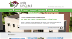 Desktop Screenshot of edilepasquali.it